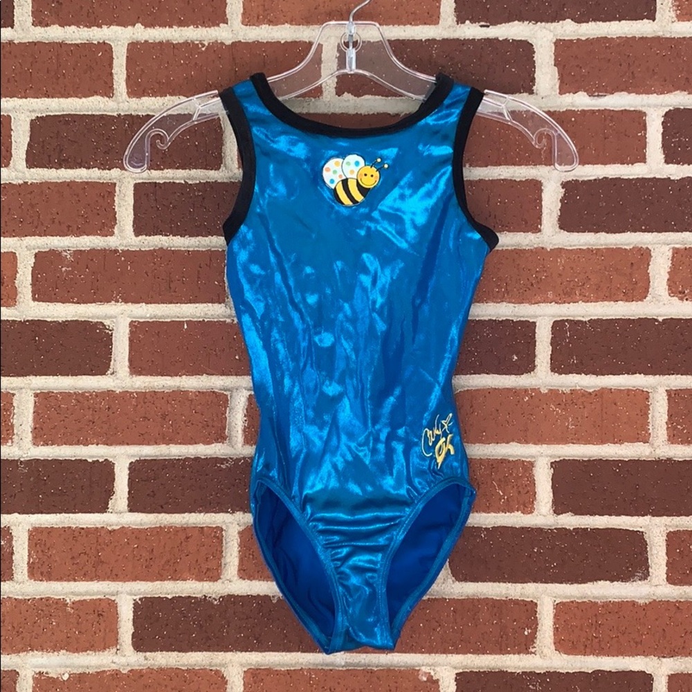 GK Carly Patterson Leotard with a bumble Bee